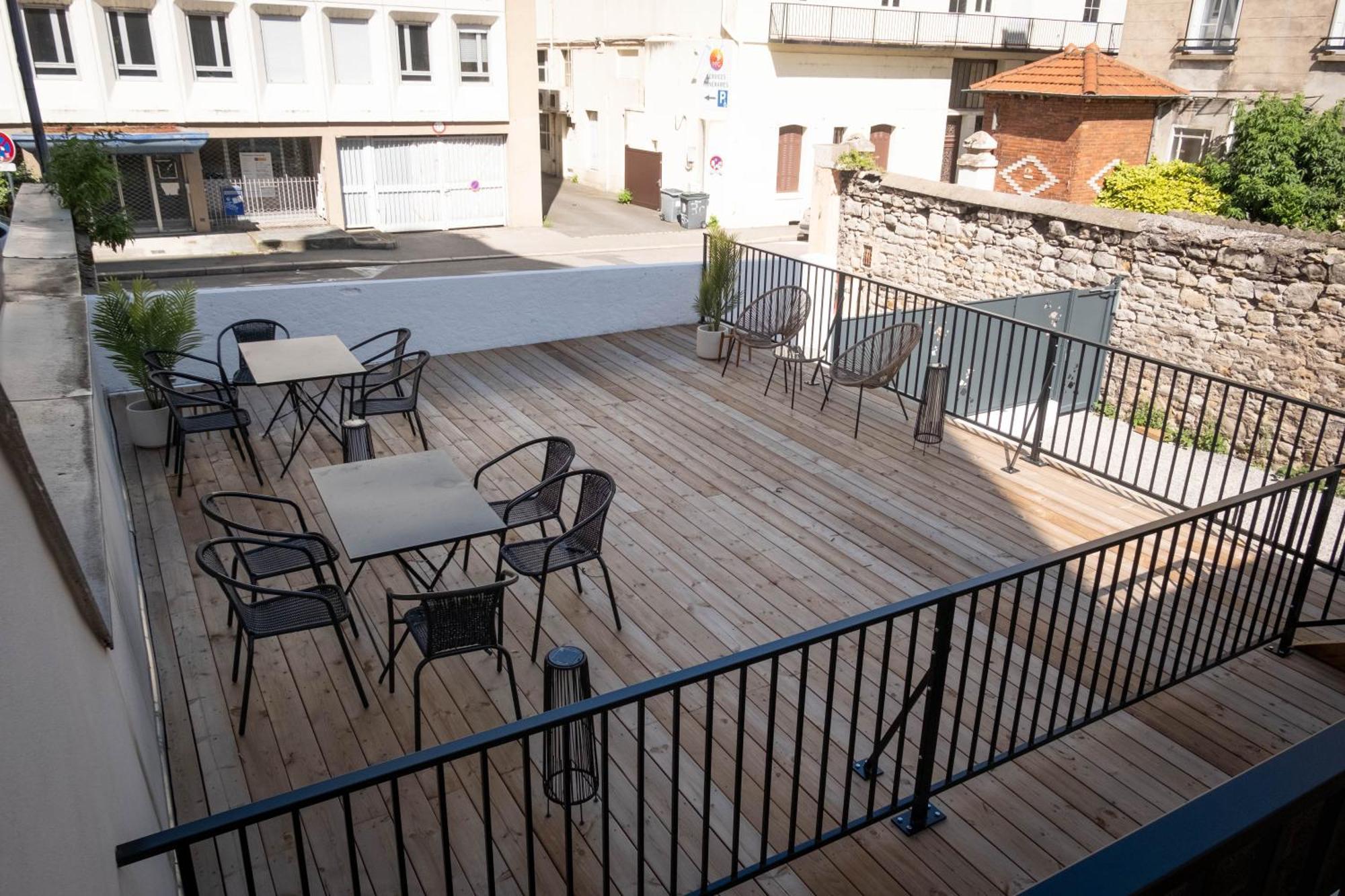 생테티엔 Bibemus Casa Maja - Baignoire Balneo - Parking - Terrasse 아파트 외부 사진