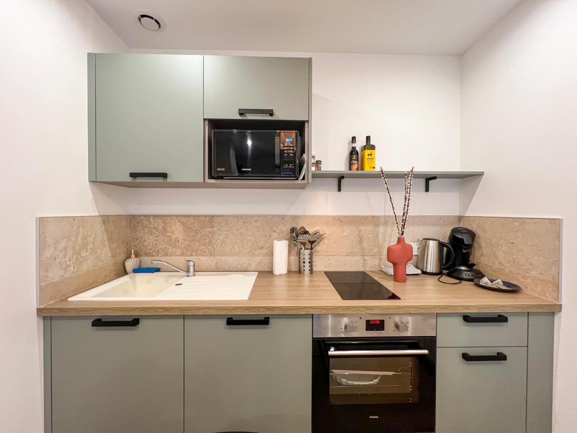 생테티엔 Bibemus Casa Maja - Baignoire Balneo - Parking - Terrasse 아파트 외부 사진