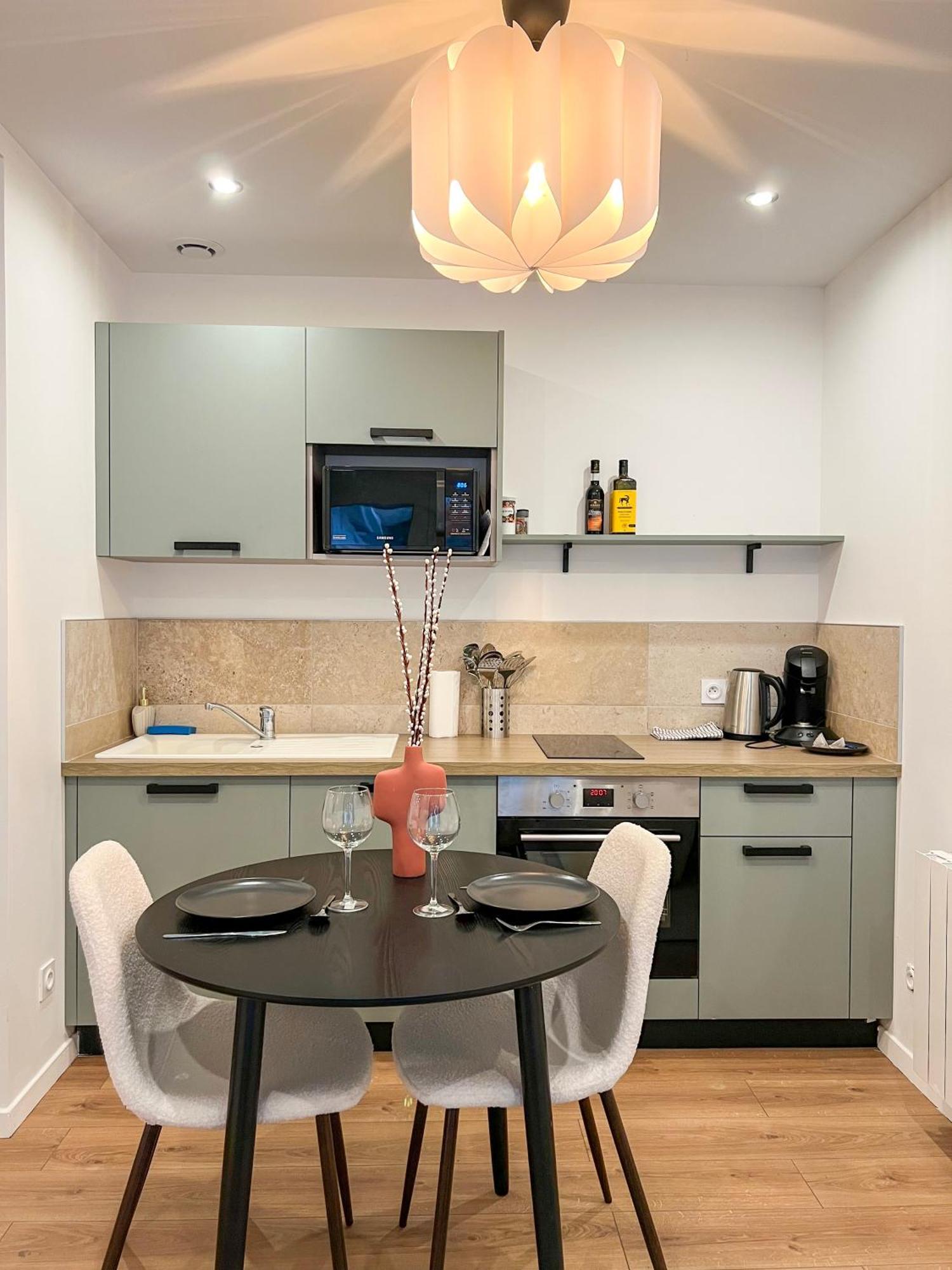 생테티엔 Bibemus Casa Maja - Baignoire Balneo - Parking - Terrasse 아파트 외부 사진